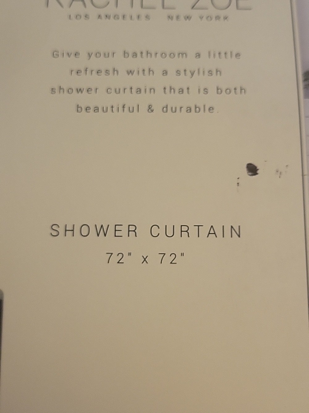 Rachel Zoe Pink and Green Cactus Pattern Shower Curtain - Picture 2 of 3